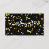 結婚式のためのユーカリ ゴールド フォリアジ ウィッシング ウェル エンクロージャーカード (裏面)