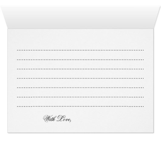 結婚式のアドバイスカード紫色のハリウッドの魅力 (内部横(下))