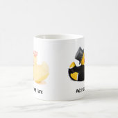 結婚式のアヒル1 コーヒーマグカップ (中央)
