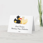 結婚式のアヒル2 カード (裏面)