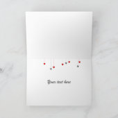 結婚式のアヒル カード (内部)