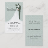 結婚式のイベント・プランナの名刺 名刺 (正面/裏面)