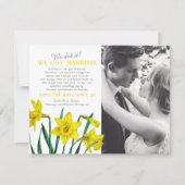 結婚式のウェディングパーティーを救った！保存日付のお知らせ (正面)