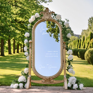 結婚式のウェルカムサイン ステッカー   セルフィーミラー ウィンドウサイン