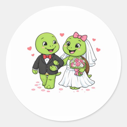 結婚式のウエディングウォーク ラウンドシール (正面)