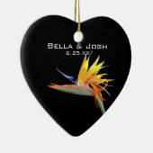 結婚式のオーナメント極楽鳥 セラミックオーナメント (右)