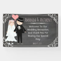 結婚式のカップルの歓迎