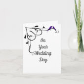 結婚式のカードおめでとう カード (正面)