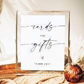 結婚式のカードとギフトのサイン、ギフトとカードのサイン ポスター