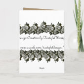 結婚式のカードにベストウィッシュ カード (裏面)