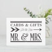 結婚式のカード&ギフトサイン 招待状 (スタンド正面)