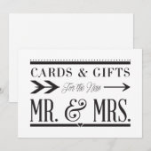 結婚式のカード&ギフトサイン 招待状 (正面/裏面)