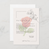 結婚式のカード サンキューカード (正面/裏面)