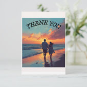 結婚式のカード サンキューカード (スタンド正面)