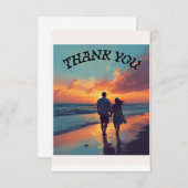 結婚式のカード サンキューカード (正面/裏面)