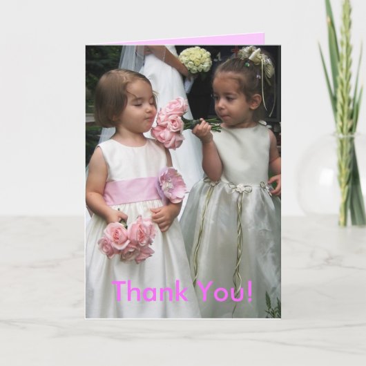 結婚式のカード サンキューカード (正面)