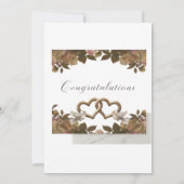 結婚式のカード セーブザデート (裏面)