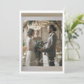 結婚式のカード セーブザデート (スタンド正面)