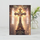 結婚式のカード 招待状 (スタンド正面)