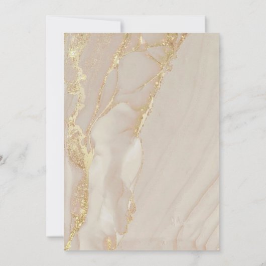 結婚式のカード 招待状 (裏面)