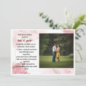 結婚式のカード 招待状 (スタンド正面)