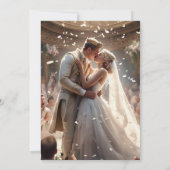 結婚式のカード 招待状 (裏面)