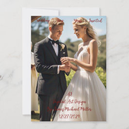 結婚式のカード 招待状