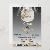 結婚式のカード 招待状 (裏面)