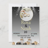 結婚式のカード 招待状 (正面)