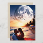 結婚式のカード 招待状 (正面/裏面)