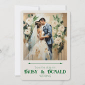 結婚式のカード 招待状 (正面)