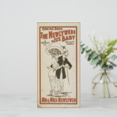 結婚式のカード 新婚夫婦 案内状 (スタンド正面)