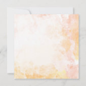 結婚式のカード 水彩 招待状 (裏面)