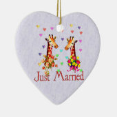 結婚式のキリン セラミックオーナメント (右)