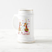 結婚式のキリン ビールジョッキ (正面左)
