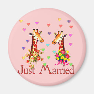 結婚式のキリン マグネット
