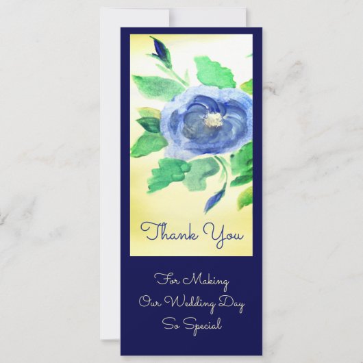 結婚式のゲストへの感謝 案内状 (裏面)