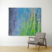 結婚式のゲストフォトの印象派の背景 タペストリー (インサイチュ(横))