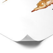 結婚式のゲストブックの代替 ポスター (角)