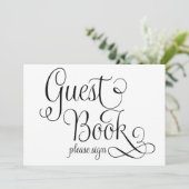 結婚式のサインをお願いします 招待状 (スタンド正面)