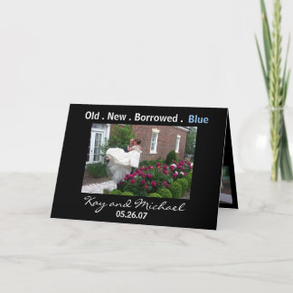 結婚式のサンキューカード サンキューカード