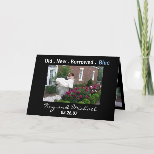 結婚式のサンキューカード サンキューカード (正面)