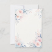 結婚式のサンキューカード 招待状 (裏面)