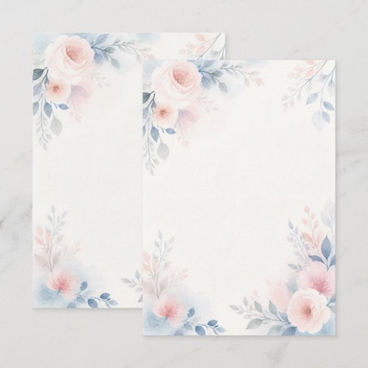 結婚式のサンキューカード 招待状 (正面/裏面)