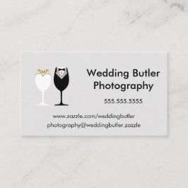 結婚式のサービス業カード 名刺