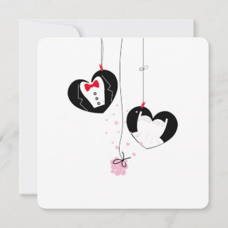 結婚式のシンボルを吊るす。新婦新郎