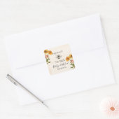 結婚式のシールとしてデザインされたモノグラム スクエアシール (封筒)