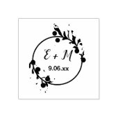 結婚式のスタンプ、日付を保存 ラバースタンプ (インプリント)