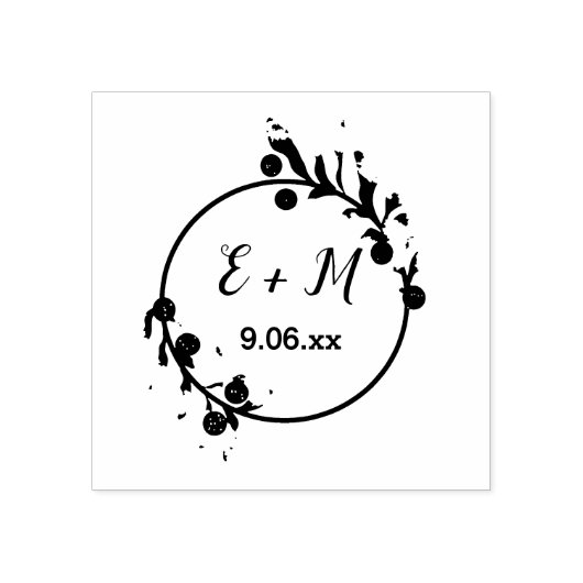 結婚式のスタンプ、日付を保存 ラバースタンプ (インプリント)