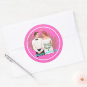 結婚式のステッカー ラウンドシール (封筒)